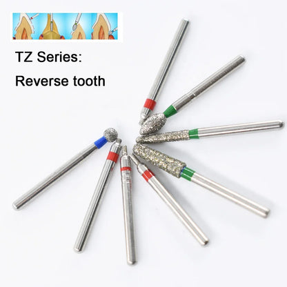 5pcs FG Dia 1.6mm Dental Drills – High-Speed Handpiece Diamond Burs for Teeth Whitening