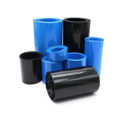 1M/2M/5M 18650 Battery PVC Heat Shrink Tube – 130–500mm Insulated Film Wrap Cable Sleeve for Lithium Battery Packs