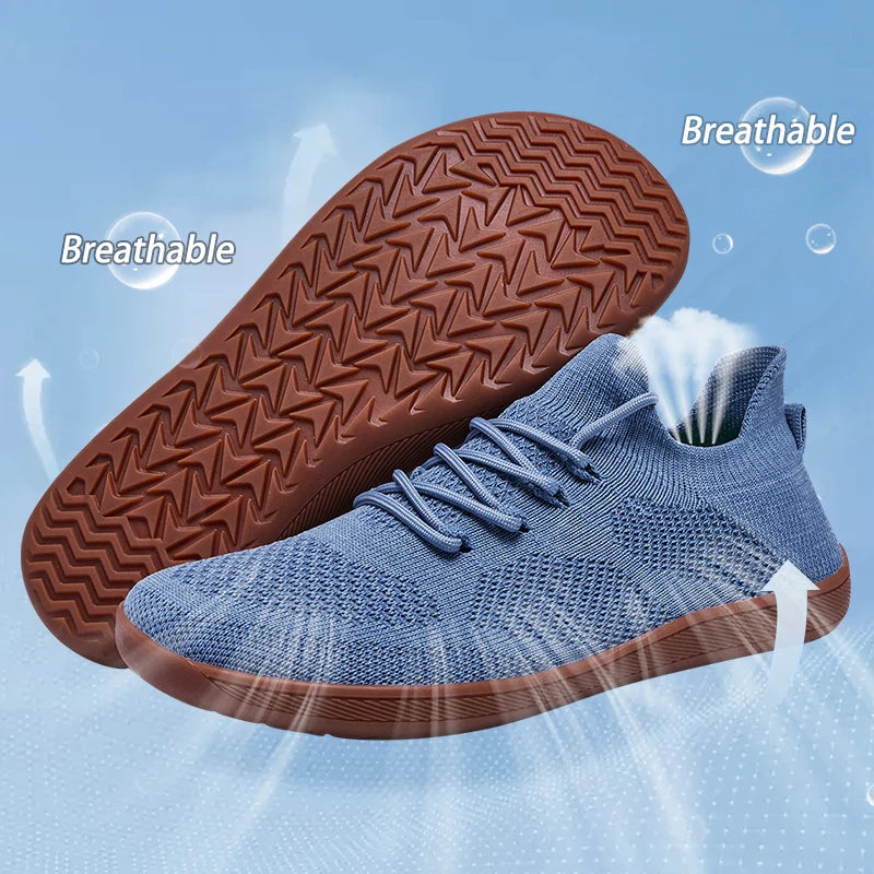 Minimalist Barefoot Shoes Unisex – Lightweight Breathable Zero-Drop Wide Toe Running & Casual Walking Outdoor Sneakers