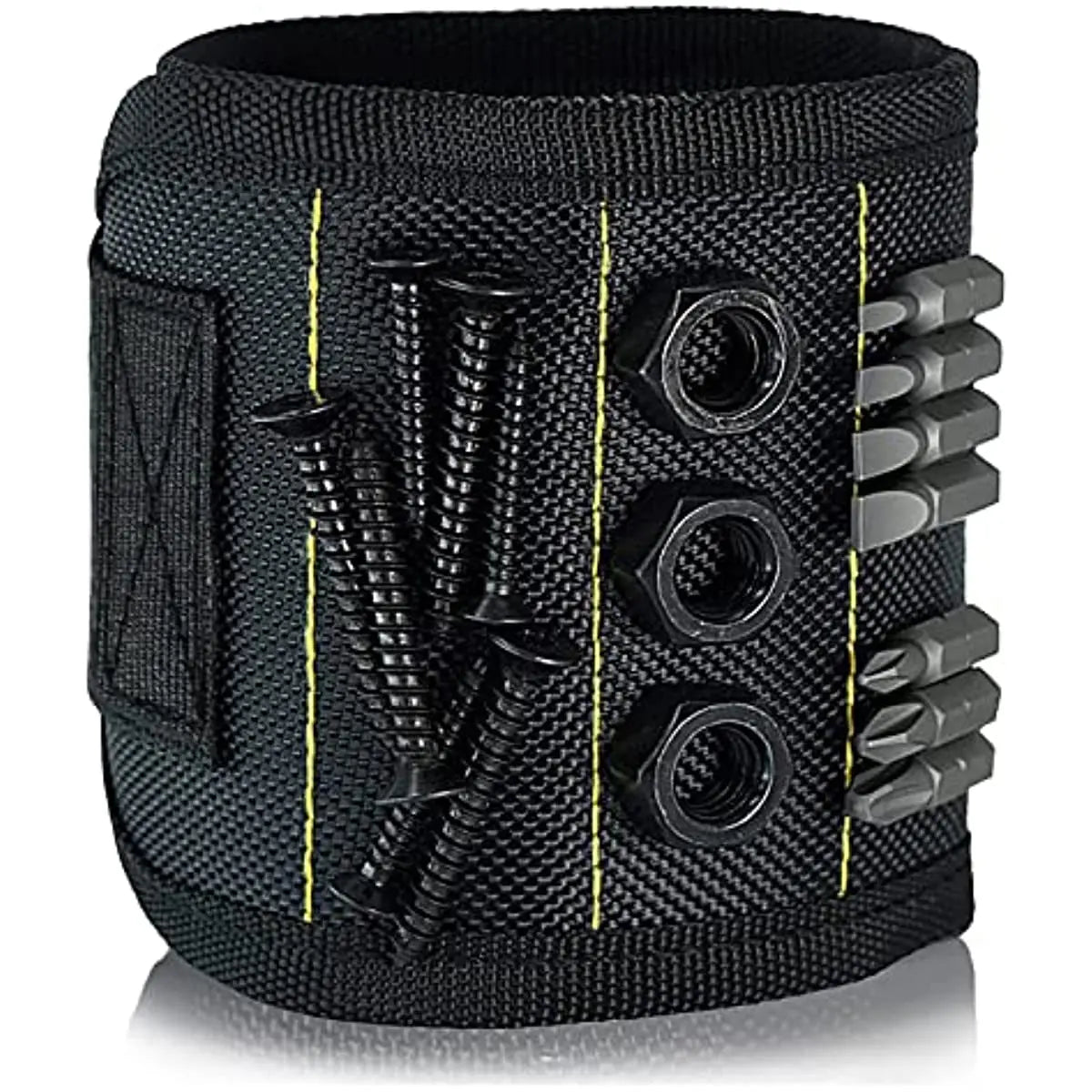 Magnetic Wristband for Screws, Nails, Drilling Bits - Strong Magnets, Tool Holder Belt, Cool Gadgets for Men and Women
