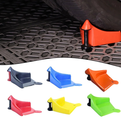 Portable Tire Wedge Hose Guides - Random Color Car Washing Water Pipe Tube Anti-Pinch Tools, Auto Hose Winder
