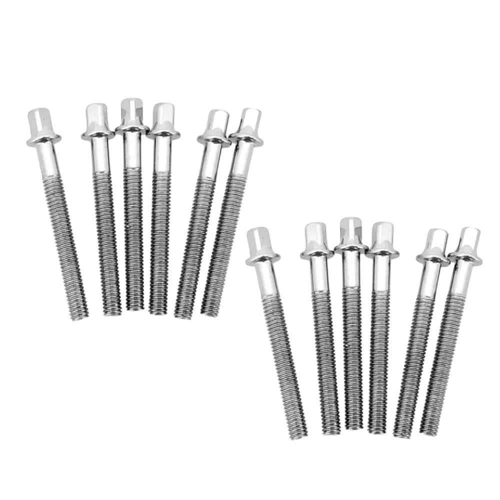 2" Tension Rods for Drums – 6/12pcs 5mm & 6mm Stainless Steel Drum Screws