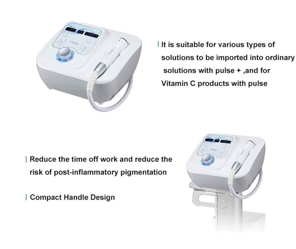 2025 NEW Dcool Portable Beauty Device – Hot & Cool EMS Electroporation Machine for Skin Tightening and Anti-Puffiness Facial Care