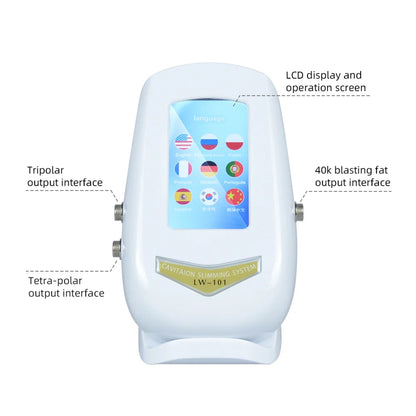 3-in-1 Beauty Body Slimming Massager – Cavitation Machine for Face & Body Tightening, Lifting, and Skincare
