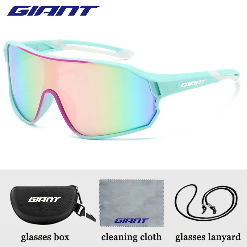 GIANT Cycling Glasses – UV400, Anti-Fog REVO Lenses, HD Clarity, Cateye Design