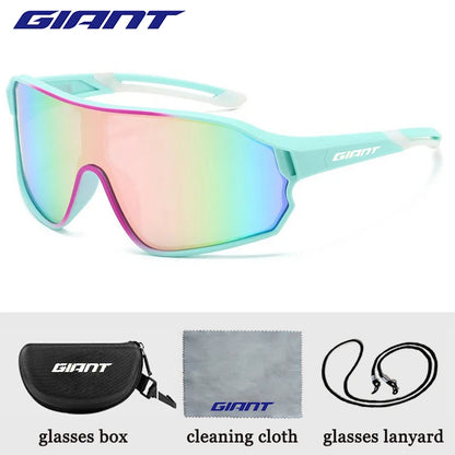 GIANT Cycling Glasses – UV400, Anti-Fog REVO Lenses, HD Clarity, Cateye Design