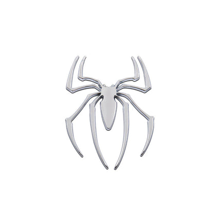 3D Metal Spider Car Sticker - Chrome Auto Emblem Badge for Exterior Styling & Vehicle Decoration