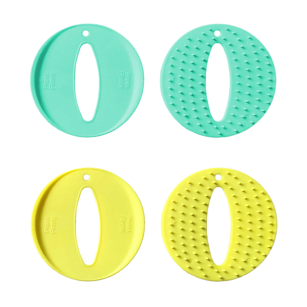 Injection Assist Pads - 4-Piece Reusable Shot Helper Pain Reduction Support Device