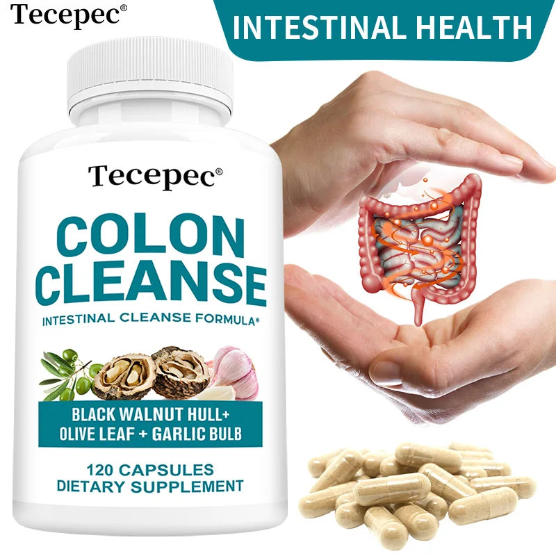 Colon Cleansing Capsules – Detox, Digestive Health & Metabolism Support