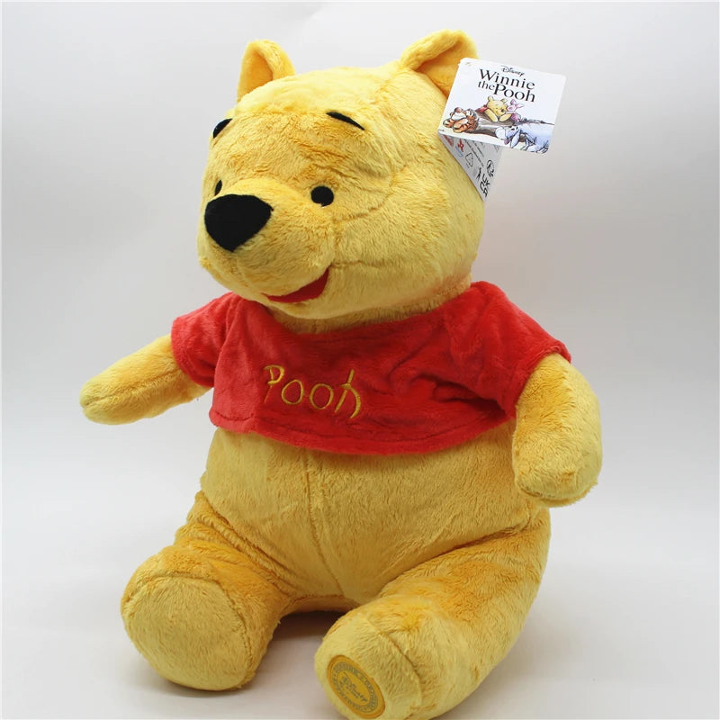 Winnie the Pooh Plush Toy - Cute Pooh Bear, Tigger, Eeyore & Piglet Stuffed Gift Doll for Kids