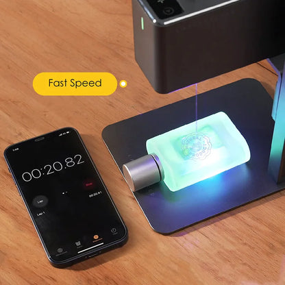 LASERPECKER LP2 Handheld Laser Engraver – Portable 5W Laser Cutting & Engraving Machine with Bluetooth CNC DIY SuperFast Technology