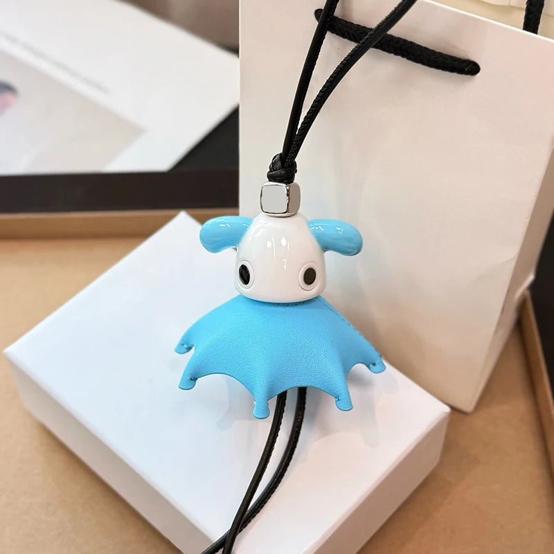 Genuine Leather Parrot Bird Bag Charm – High-End Durable Handmade Fashion Accessory for Women’s Bags, Exquisite Decorative Pendant