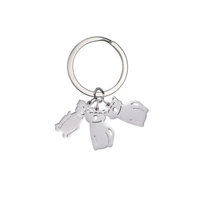 Personalized Kids & Family Keychain – Custom Name Key Chain for Mother’s Day, Couples, Boys, Girls, Pets, Mom, Dad, Baby Gift