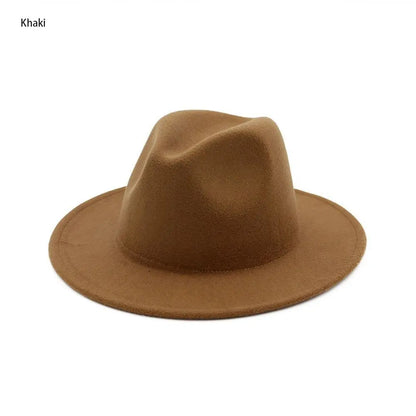 Western Cowboy Hat – Faux Leather Fedora for Men, Women & Kids, Wide Brim Beach & Travel Cap in Black, White & Pink