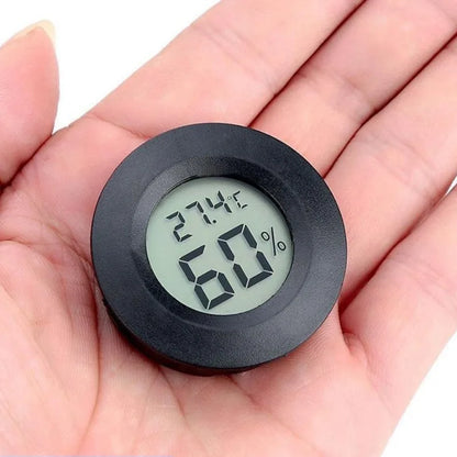 Mini Digital Hygrometer Thermometer - LCD Indoor Humidity & Temperature Monitor in °F/°C