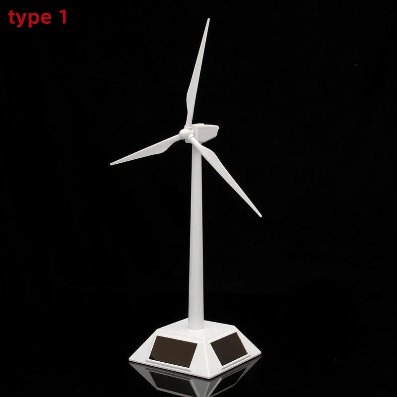 2-in-1 Solar Wind Generator Model - Educational Assembly Kit & Desktop Windmill Decoration for Home, School & Exhibitions