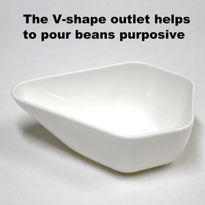 LILYDRIP PP Coffee Dosing Tray with V-Shape Outlet - Beans Dosing Feeder, 20g Net Weight