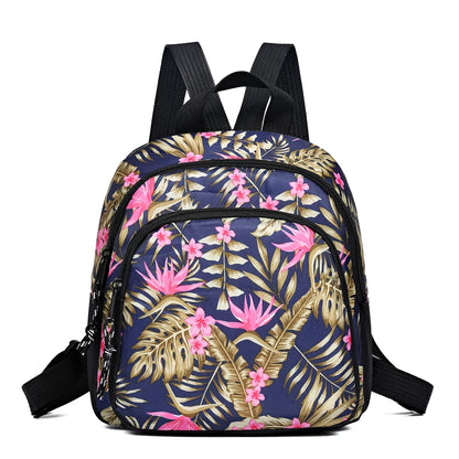 Trendy Floral Backpack Multi-Design – Lightweight Adjustable Strap Casual Daily Use Bag, Stylish Gift Backpack