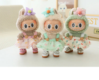 Labubu Doll Shoes for 15/17cm Cotton Dolls — Casual Sports Canvas & Martin Boots, Accessories for Labubu Outfits