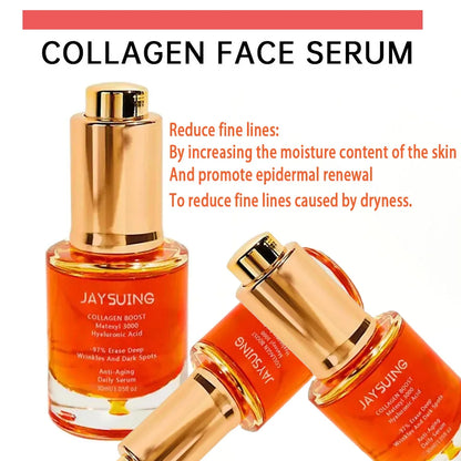 Retinol Face Serum — Anti-Aging, Wrinkle Remover, Instant Firming & Lifting, Fine Line Fading & Whitening Korean Skincare