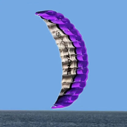 Beginner Dual Line Power Kite - Parafoil Parachute Stunt Kite for Adults and Kitesurf Sports