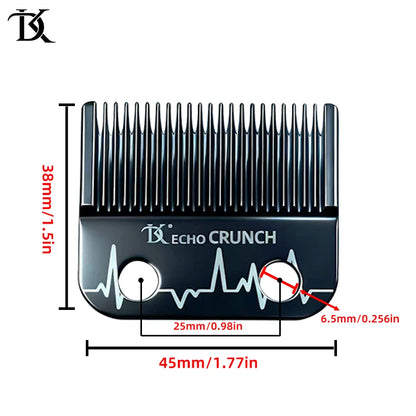 Professional Electric Clipper Replacement Blade - ECHO CRUNCH Compatible Barber Fade Blade
