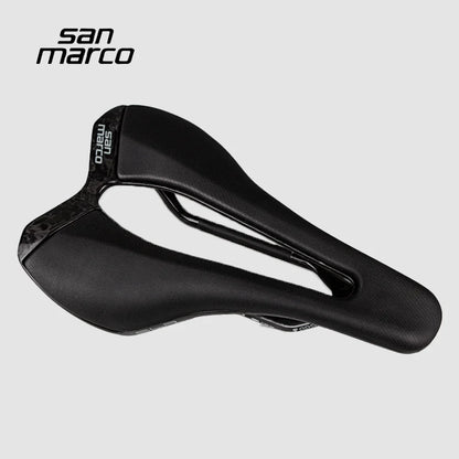 3D Printed San Marco SLR Bike Saddle - Ultralight Breathable Carbon Road & MTB Seat 245×145mm