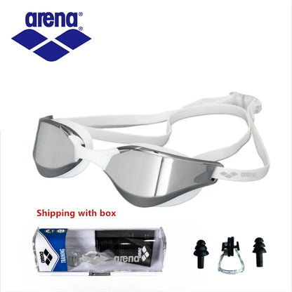 ARENA Professional Racing Swimming Goggles – HD Anti-Fog Waterproof UV400 Lens, Competition & Training Swim Glasses for Clear Vision
