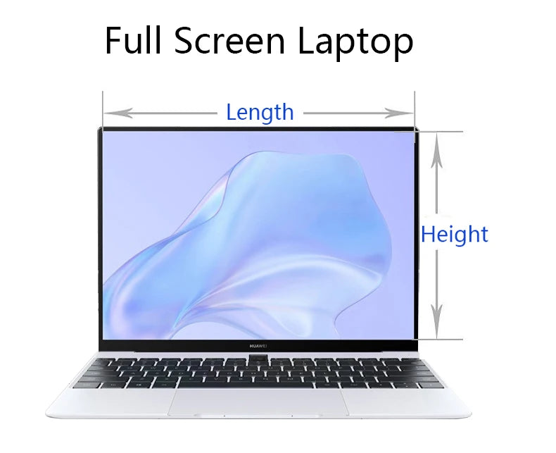 Anti-Spy Privacy Screen Protector – Matte Anti-Glare Film for 14" & 15.6" Laptops (16:9) Notebook PC