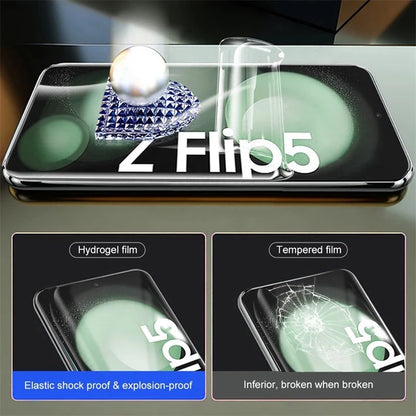 6-in-1 Hydrogel Film for Samsung Galaxy Z Flip 5/6 – Rear Camera Lens & Front Screen Protector