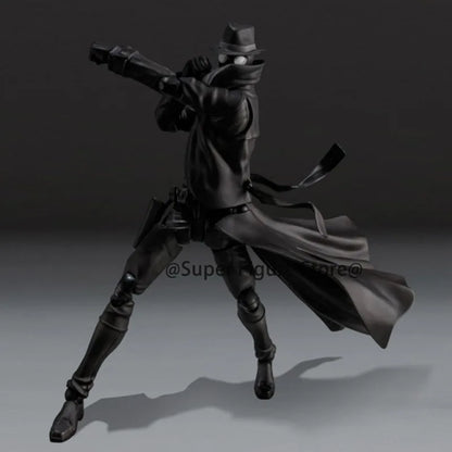 Sentinel Peter Parker Action Figure – Spider-Verse Noir PVC Collectible, Movable Miles Parker Figurine