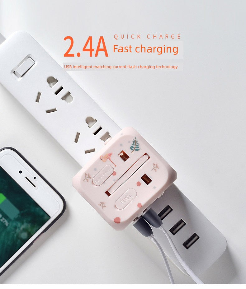 Neutral Universal Travel Charger — Fast Charging Adapter for International Use