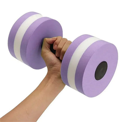 Multicolor EVA Water Dumbbells – Floating Pool Exercise Aquatic Fitness & Aerobic Training Equipment