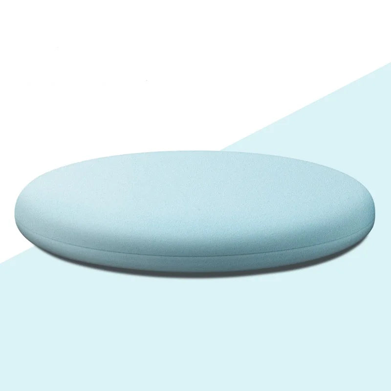 Memory Foam Round Seat Cushion – Thick Chair Pad with Elastic Zipper, Detachable Cover, 30/35/40/45cm