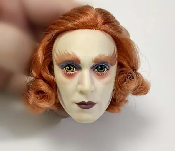 Original Rare Doll Heads – Colorful Soft Hair Alice, Red Queen & King Doll Parts Accessories