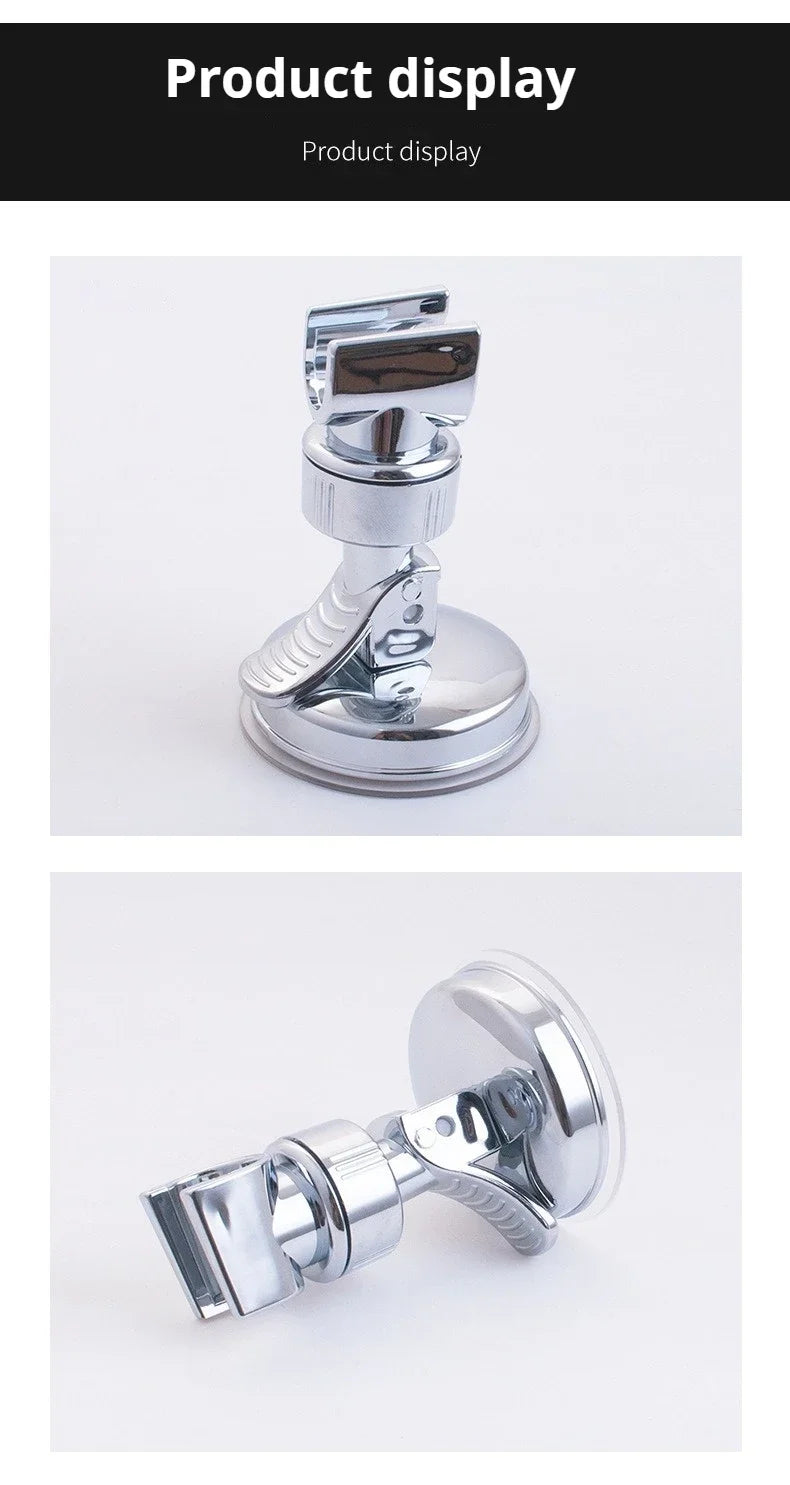 1-4PCS Adjustable Shower Rack — Strong Suction Cup Wall Mount Holder for Handheld Shower Heads