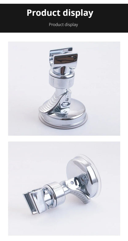 1-4PCS Adjustable Shower Rack — Strong Suction Cup Wall Mount Holder for Handheld Shower Heads