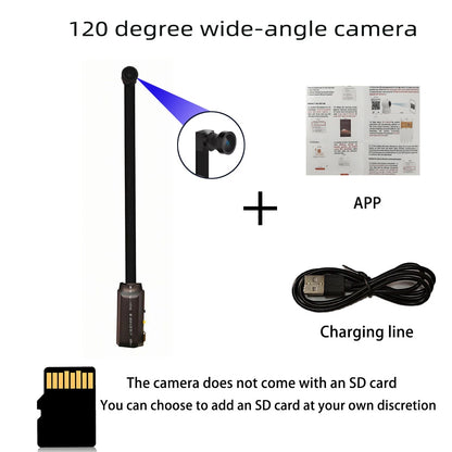 4K HD Mini WiFi Security Camera, Wireless Remote Viewing Home Nanny Cam, Motion Detection Smart Surveillance Camera