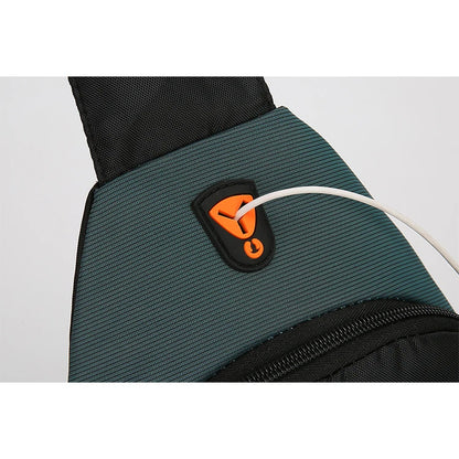 Men’s Outdoor Hiking & Cycling Shoulder Bag – Waterproof Sports Crossbody Chest Bag for Travel