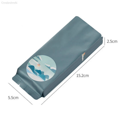 100Pcs Aluminum Foil Tea Bags - Vacuum Heat Seal Food, Coffee & Mylar Packaging Pouches