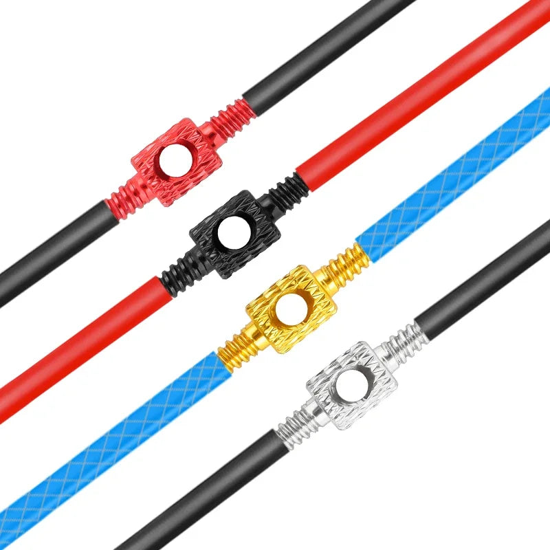 1–20pcs Bike Internal Cable Routing Tool – Red Adapter for 4–5.5mm Brake, Shift Cable & Hydraulic Hose Repair