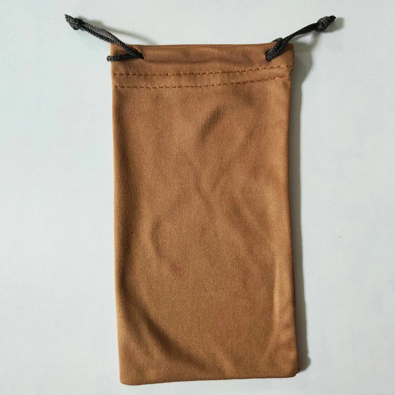 Microfiber Eyeglasses Storage Bag – Soft Portable Sunglasses Pouch for Scratch Protection, Lightweight Cloth Glasses Case for Travel