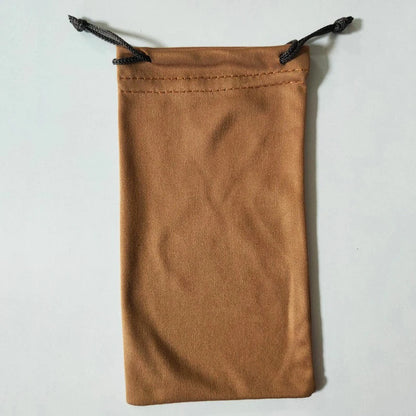 Microfiber Eyeglasses Storage Bag – Soft Portable Sunglasses Pouch for Scratch Protection, Lightweight Cloth Glasses Case for Travel