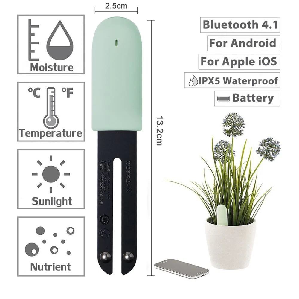 HHCC Smart Flower & Flora Monitor - Garden Care Plant Soil Water Fertility Sensor for Xiaomi Mijia