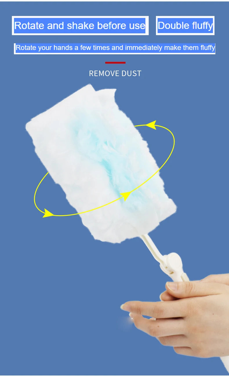 10 Count Disposable Duster Refills – Compatible with Swiffer Duster for Efficient Cleaning