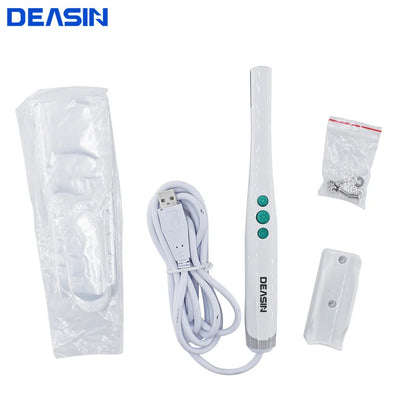 DEASIN USB HD Oral Camera – Digital Intraoral Viewer with 6 LED Lights for Dental Examination