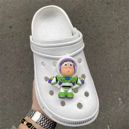 Toy Story Shoe Charms Set - Buzz Lightyear, Woody & Alien DIY Decorations for Clogs and Sandals