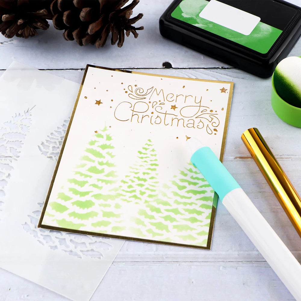USB Hot Foil Pen Set – 0.8mm Heat-Active Gold Foil Pen for Paper, Leather, DIY Scrapbooking & Cards