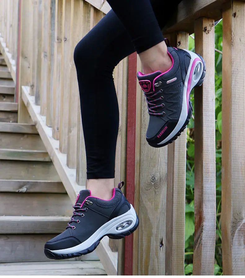 Women’s Sports Shoes – Platform Sneakers, Non-Slip Hiking & Running Shoes, Casual Low Top Footwear for Outdoor Activities