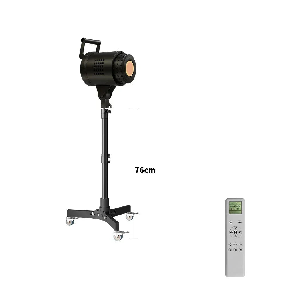 115/135W Bowens LED Photography Studio Light - 220V Daylight-Balanced Video Lamp, 3000–6000K, 3 Colors for Portraits & Studio Shooting